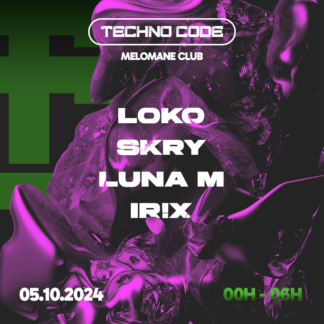 Techno Code 3.1 | Melomane - Early Ticket